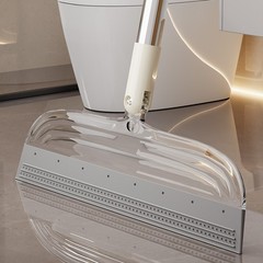 Long Handle Silicone Shower Squeegee Floor Wiper Window Glass Tile Cleaner