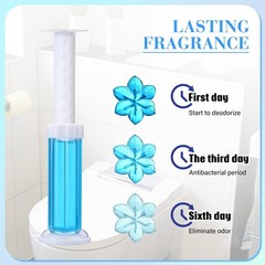 5 Pcs Flower Gels 70 Count 5 Kinds Stamp Bowl Scent Stain Removal Cleaner Fre…