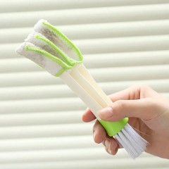 1 pc Dual-Head Car Air Vent Brush Dashboard Interior Cleaning Tool