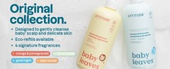 ATTITUDE Baby Bottle & Dish Soap, EWG Verified Bottle Cleaner, Fragrance Free &