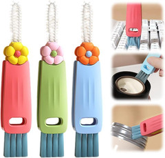 2026 New 3 in 1 Cup Lid Cleaning Brush, 3PCS Multifunctional Crevice Portable Cu