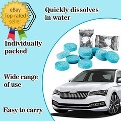 Car Windshield Washer Tablets – Washer Fluid Tablets Glass Cleaner Concentrate