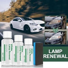Headlight Restoration Kit for Yellowed Scratched Lens Polish Cleaner Car