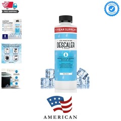 Ice Maker Cleaner & Descaler – 8 Fl Oz Scale Removal Liquid Descaler – Nickel…