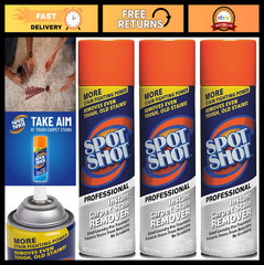 Professional Carpet Stain Remover – 3 Pack, Instant Spot Cleaner for Tough Stain