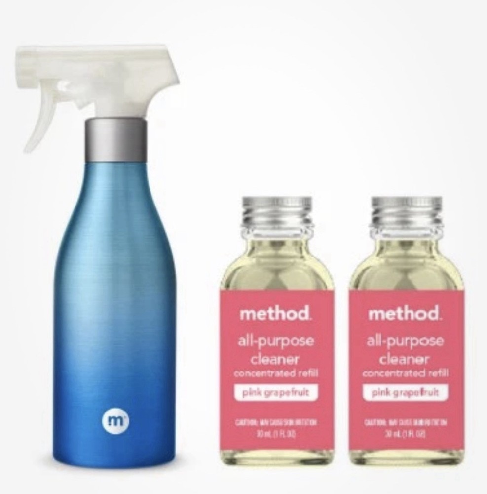 All-Purpose Cleaner Starter Kit,Pink Grapefruit Scent,(1) 14 oz. Bottle & (2) 1