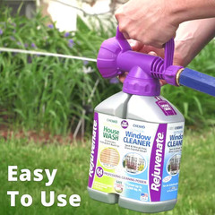 64 Oz. Dual System Outdoor House Wash and Window Cleaner