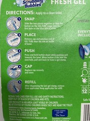Scrubbing Bubbles Fresh Gel Toilet Cleaning STARTER KIT Rainshower Scent