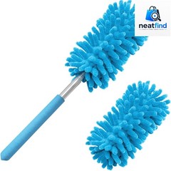 Microfiber Duster for Cleaning, Hand Washable Dusters with 2pcs Replaceable M…