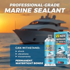 5200 Marine Fiberglass Repair Kit, Marine Gel Coating Repair Kit, Epoxy Resin…