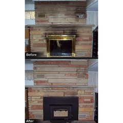 Non-Toxic Fireplace Soot Remover Easy Application No Scrubbing 0.5 Gallon