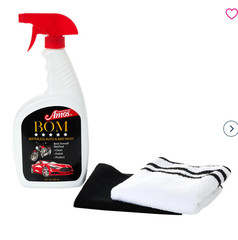 Professor Amos . BOM Waterless Car Wash and Wax Set 24 oz Sealed