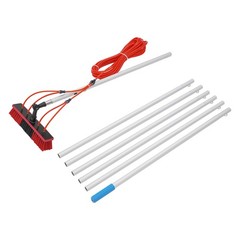 Outdoor Window Clean Water-Fed Rod Set Long Reach Solar Panel Cleaning Brush Kit