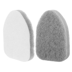 2Pcs Tub Scrubber Refill Scouring Pads- Shower and Tub Scrubber Replacement