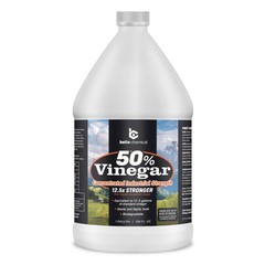 50% Pure Concentrated Vinegar – 125x Stronger Cleaner for Indoor & Outdoor Use (