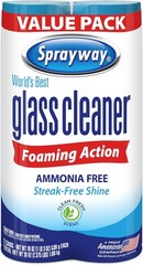 (2-Pack) Sprayway Best Heavy Duty Glass Cleaner with Foaming Action 19 Oz Spray