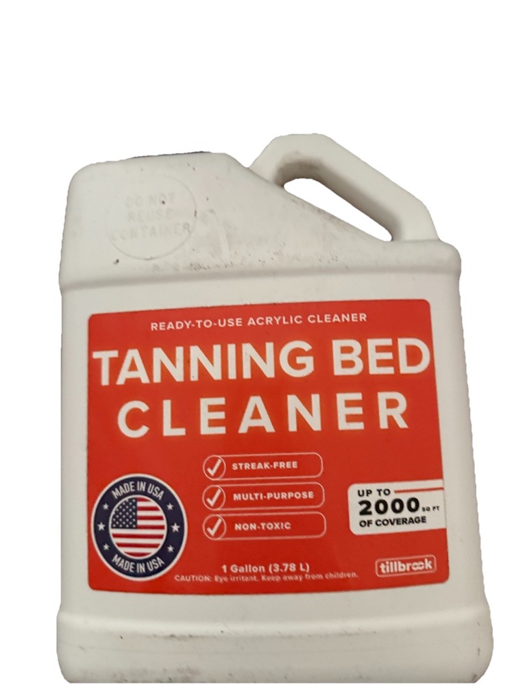Tanning Bed Cleaner Acrylic Cleaner for Indoor Tanning Beds – Up to 2000 sq f…