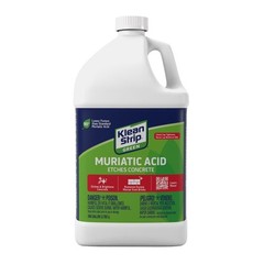 Green Muriatic Acid for Cleaning and Etching 1 Gallon Concentrated Solution