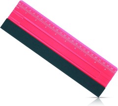 Wallpaper Smoothing Tool, Professional Vinyl Squeegee with Ruler Felt Squeegee f