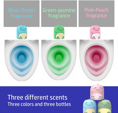 Cute Dinosaur-Shaped Toilet Bowl Cleaner Bottle, Bathroom Toilet Tank Cleaner wi