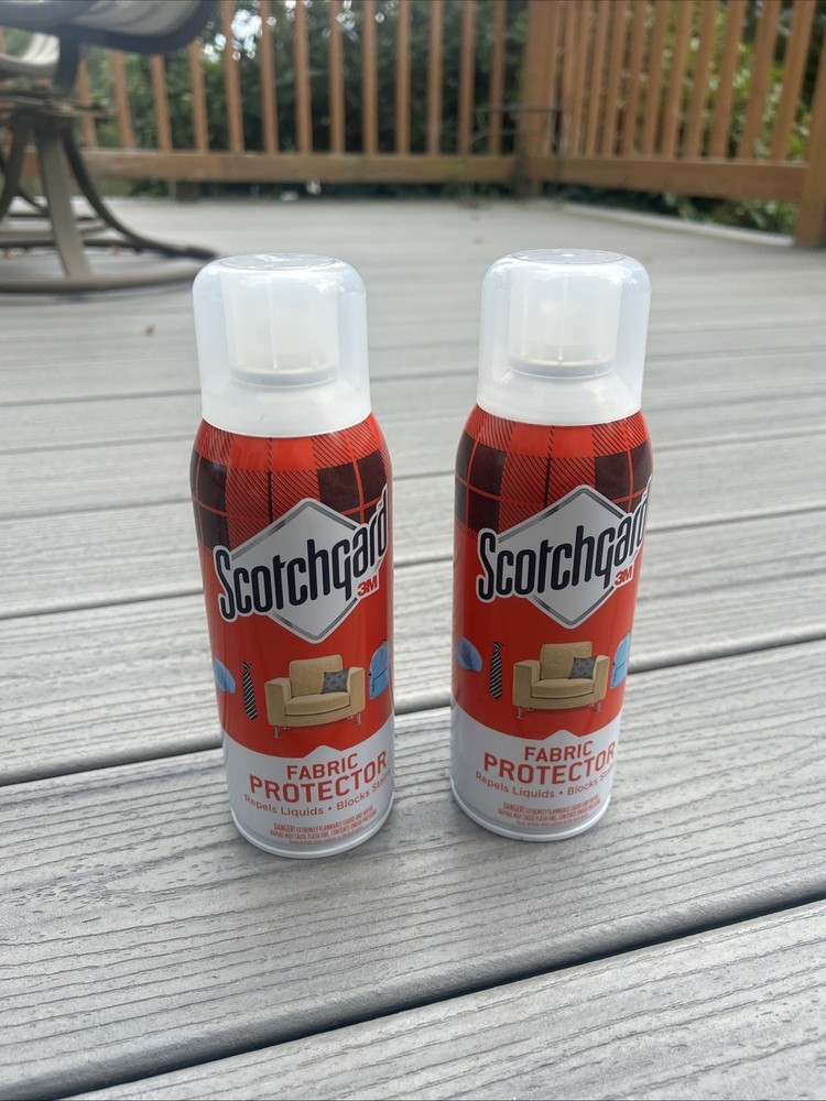 (2-Pack) 3M Scotchgard FABRIC WATER SHIELD Waterproof Clothes Upholstery 10Oz