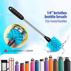 Bottle Brush Tube Cleaning Lab Set Long Handle, Cup Cleaner For Narrow Neck Beer