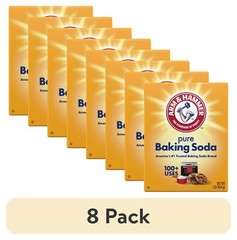 (8 pack) Baking Soda for Cooking, Cleaning, Laundry, Deodorizing, & More,1lb Box
