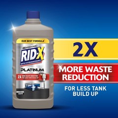 RID-X Septic Tank Treatment Platinum Liquid 6 Month Supply – Our Best Formula…
