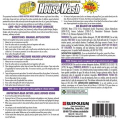 Multi-Purpose House Wash Cleaner Siding Roof Gutters Concrete Mold Mildew Algae