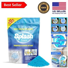 Self-Activating Toilet Bowl Cleaner Powder – Fresh Foam Action, 14 oz