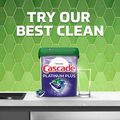 Cascade Complete Dishwasher-Pods ActionPacs Detergent Tabs Fresh Scent 78 Count