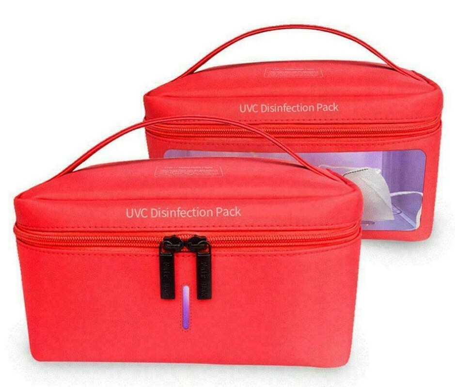 Crealight UVC LED Multi-function Cleaning Bag Light Red