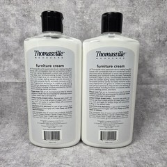 2x Thomasville Furniture Cream 16oz Wood Polish Cleaner Restores Shine New