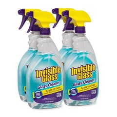 Invisible Glass 92194-4PK Premium Glass and Window Cleaner Spray – Cleans Gla…