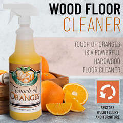 Wood Cleaner & Polish Spray Real Orange Oil Luster Finish, Clean Kitchen Cabinet