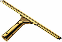 10018 Solid Brass Window Squeegee, 18-Inch , Yellow