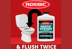 Roebic K-57-Q Septic Cleaner, Enzyme-Based, 32 Oz