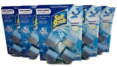 5 Soft Scrub Duo-Cubes Sapphire Waters In-Tank Automatic Toilet Cleaner 4 Count