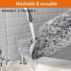 Dusters for Cleaning High Ceiling Fan, Microfiber Feather Duster with 30” to…