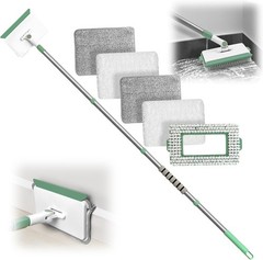 360-Degree Swivel Wall Cleaner with Comfort Grip – Ideal for Baseboards