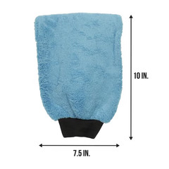 Viking Microfiber Wash Mitt 10 in x 8 in Long Pile Assorted Pack of 1