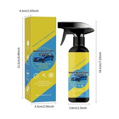 2 Pack- NANO QUICK-COAT RESTORE, 120ml Car Polish & Protectant, High GlossFinish