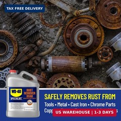 WD-40 Specialist Rust Remover Soak, One Gallon | automotive-rust-treatment-chemi