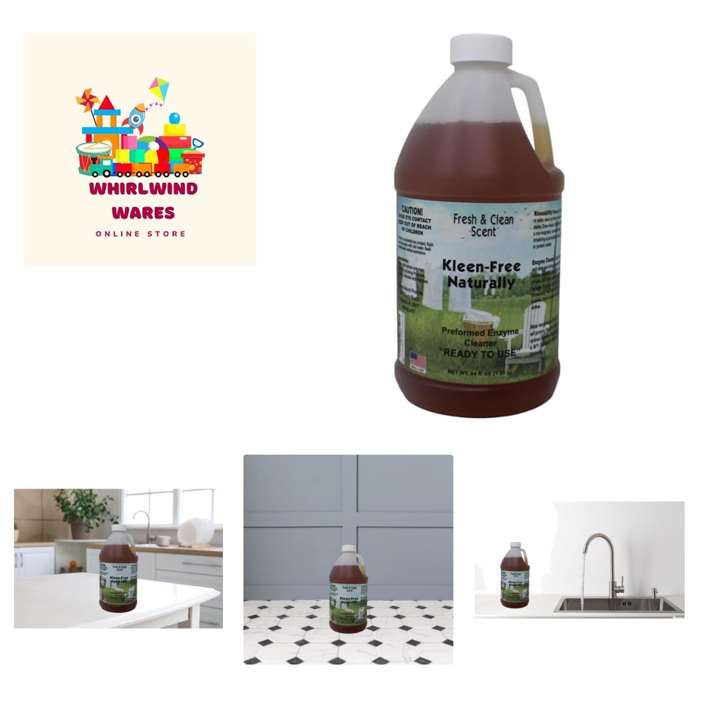 Naturally Preformed Enzyme Cleaner, Enzyme Solution, Multi-Purpose Cleaner, L…