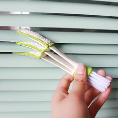 Double Ended Car Vent Brush Microfiber Detailer Computer Keyboard Duster Cleaner