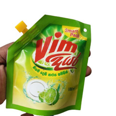 Vim Liquid 100ml Real Lemon Fragrance Smart Pack Dish Wash Easy Handle