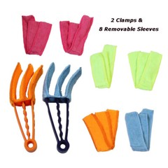 Microfiber Venetian Blind Blade Cleaner Window Conditioner Duster Brush Vertical