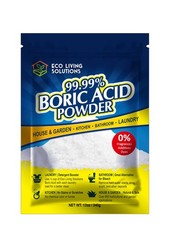 99.99% Boric Acid Powder 12 Oz Horticultural Garden Multipurpose Cleaner Laundry