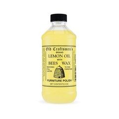 Old Craftsmen’s Lemon Oil with Bees Wax Wood Furniture Polish 8oz