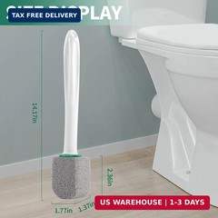 Pumice Stone Toilet Cleaner with Long Handle,Pumice Toilet Scrubber Toilet Bowl